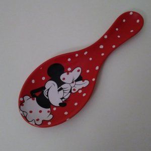 Minnie Mouse Ceramic Spoon Rest Red Beautiful Minnie Mouse Red with White Polka
